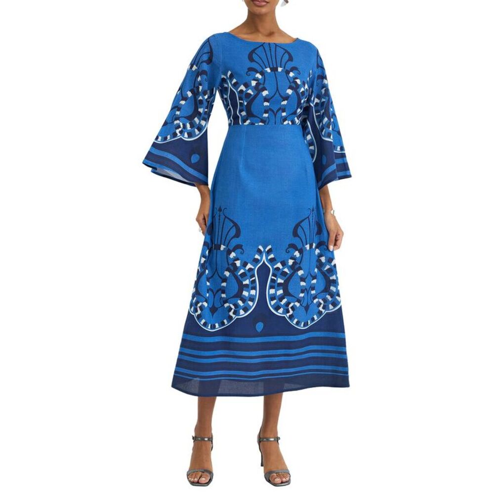 Amina Glam Womens  Midi Dress